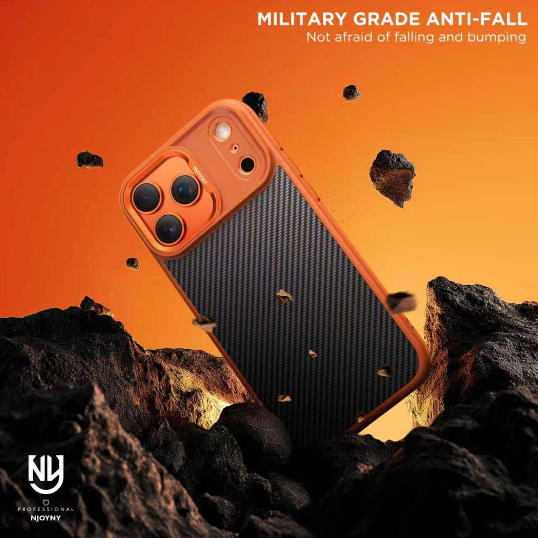 NY Carbon Fiber Armor MagSafe Case with Camera Control for iPhone 17 Series